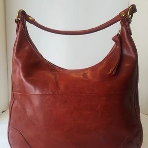 FRYE "MELISSA"GENUINE ALL LEATHER HOBO HANDBAG - NWT